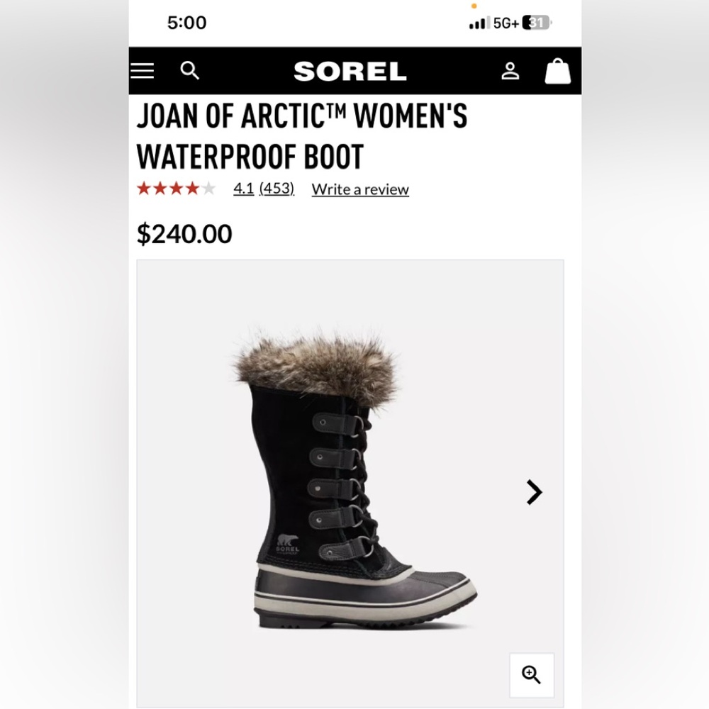 Sorel Joan of Arc snowboot - Picture 2 of 5